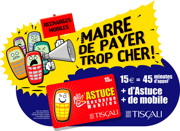 Tiscali_PLV Stop Caisse